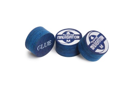 НАКЛЕЙКА ДЛЯ КИЯ NAVIGATOR PYRAMID BLUE Ø13ММ ULTRA MEDIUM 1ШТ. НАКЛЕЙКА ДЛЯ КИЯ NAVIGATOR PYRAMID BLUE Ø13ММ ULTRA MEDIUM 1ШТ.